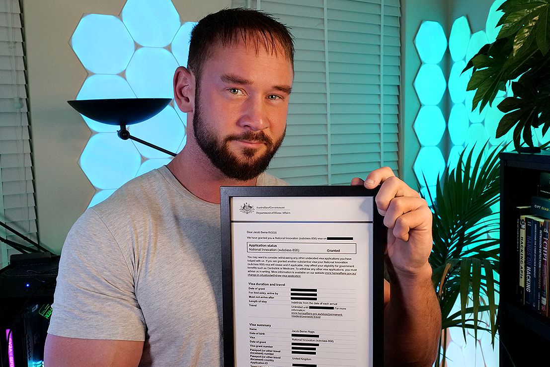 Granted 858 Visa