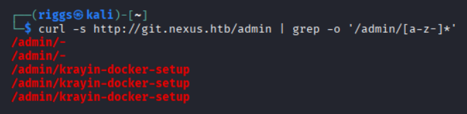 Gitea repo owned by admin