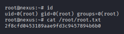 Nexus root flag