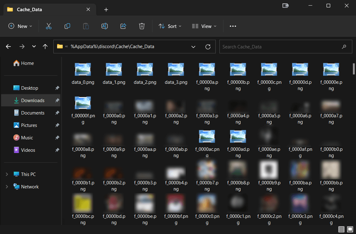 Files renamed to extension .png