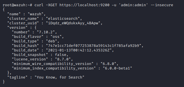 Elasticsearch Curl Summary