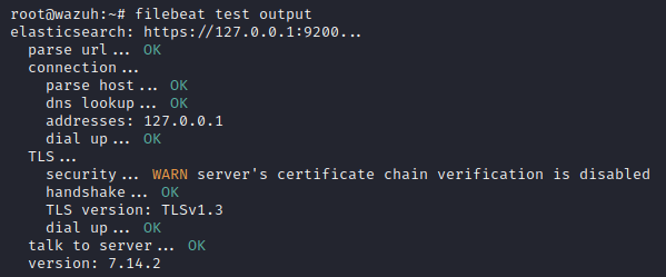 Filebeat Response Output Example