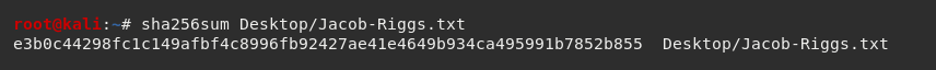Linux SHA256