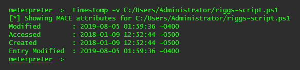 Meterpreter Shell 1