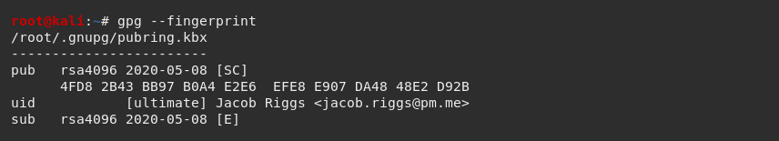 PGP Fingerprint