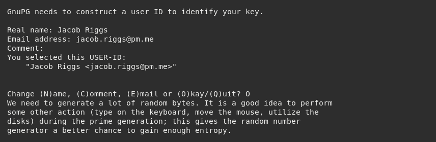 PGP Identifer Values