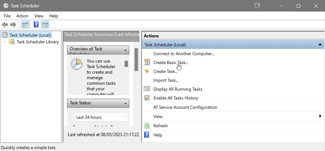 Create Basic Task