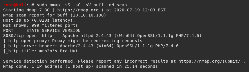 Nmap Results