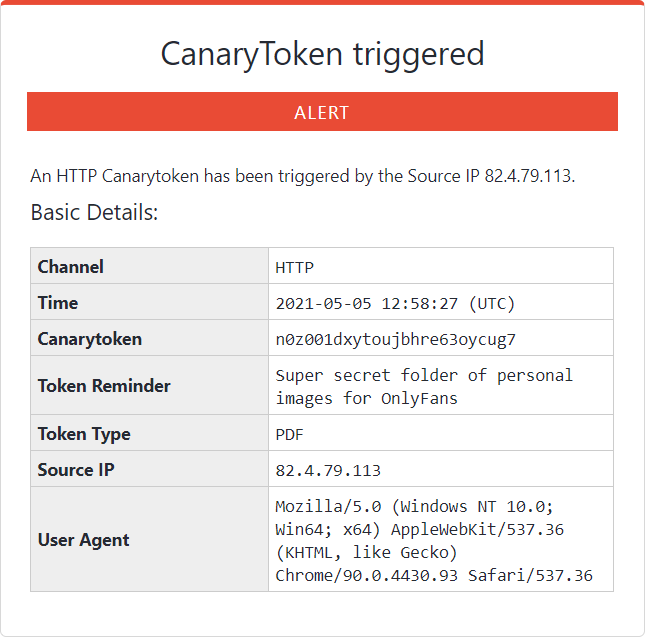 CanaryToken